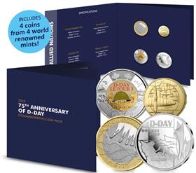 2019 D-Day Allied Nations Coin Pack