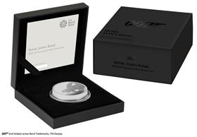 UK 2020 James Bond 2oz Silver Proof Coin