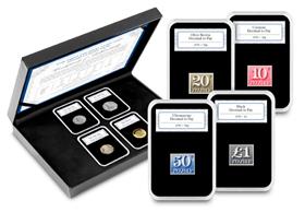 The First Decimal Coins and Stamps Collection