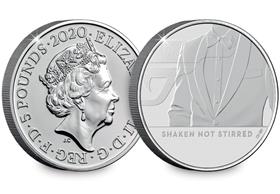 2020 UK James Bond CERTIFIED BU £5 Coin 3