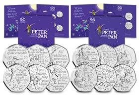 The Complete Peter Pan 50p Coin Collection
