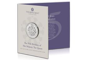 UK 2021 The Queen's 95th Birthday £5 BU Pack