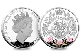 The Queen's 95th Birthday Silver Proof £5