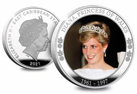 The Princess Diana in 1986 Silver-plated Coin