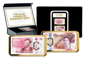 The Alan Turing £50 Banknote Ingot