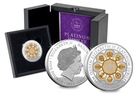 Platinum Jubilee Silver Proof Five Pounds