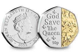 The Dual-Plated Platinum Jubilee 50p