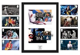 The Rolling Stones Stamps - Framed Edition