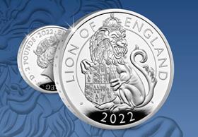 UK 2022 Lion of England 1oz Silver Proof Coin