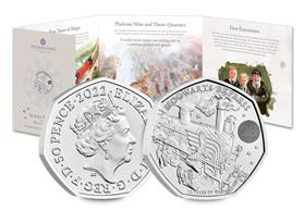 UK 2022 Hogwarts Express 50p BU Coin