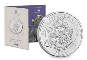 UK 2023 Bull of Clarence BU £5 Coin