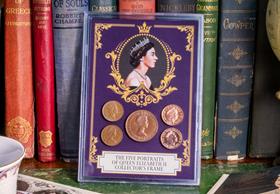 The Portraits of QEII Penny Collection