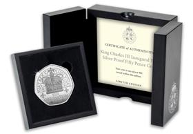 King's Inaugural Year Silver Proof 50p